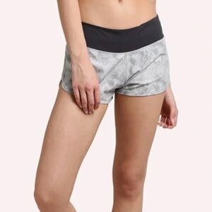 Vuori Black and Gray Women's Athletic Shorts